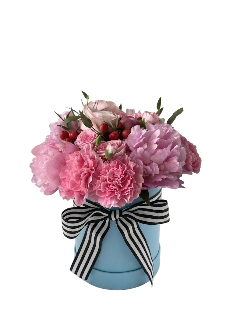 Peony & Carnation Flower Box