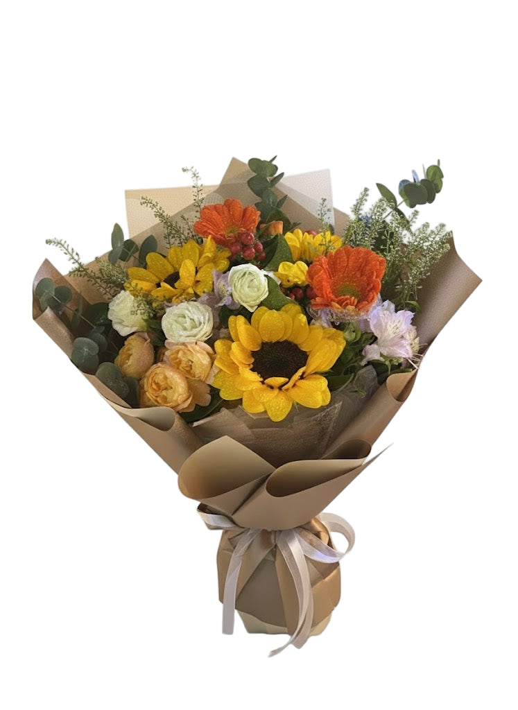Sunflower & Gerbera Bouquet